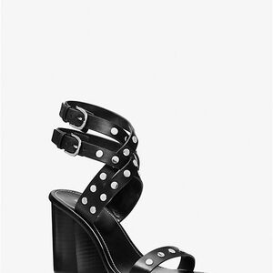 Michael Kors Black Studded Heels